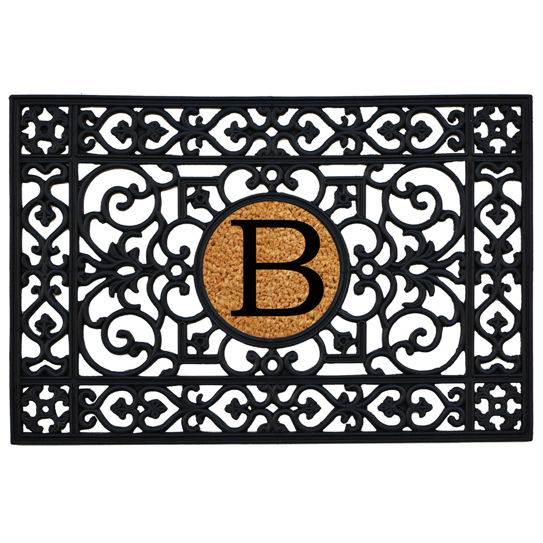 Rubber Monogram Insert Doormat
