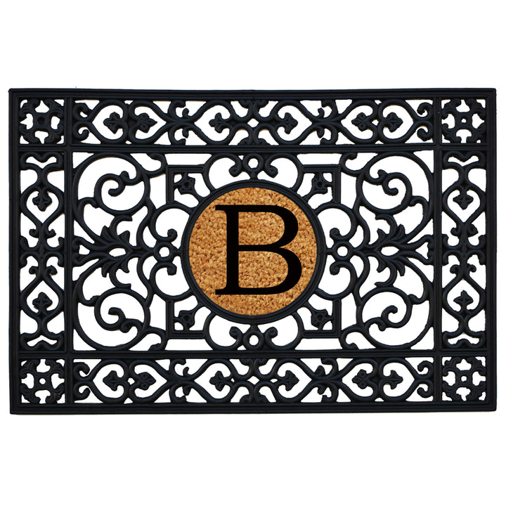 Rubber Monogram Insert Doormat