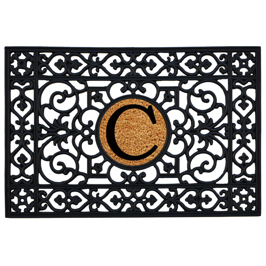 Rubber Monogram Insert Doormat
