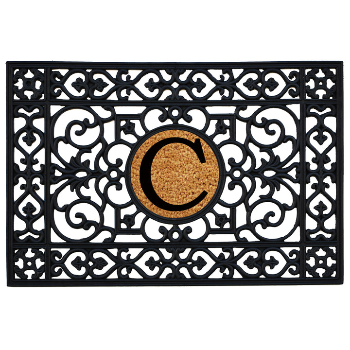 Rubber Monogram Insert Doormat