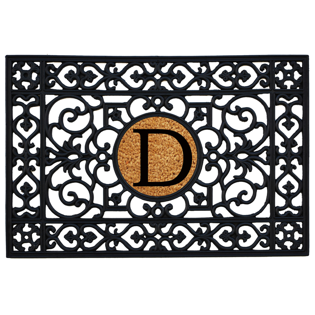 Rubber Monogram Insert Doormat