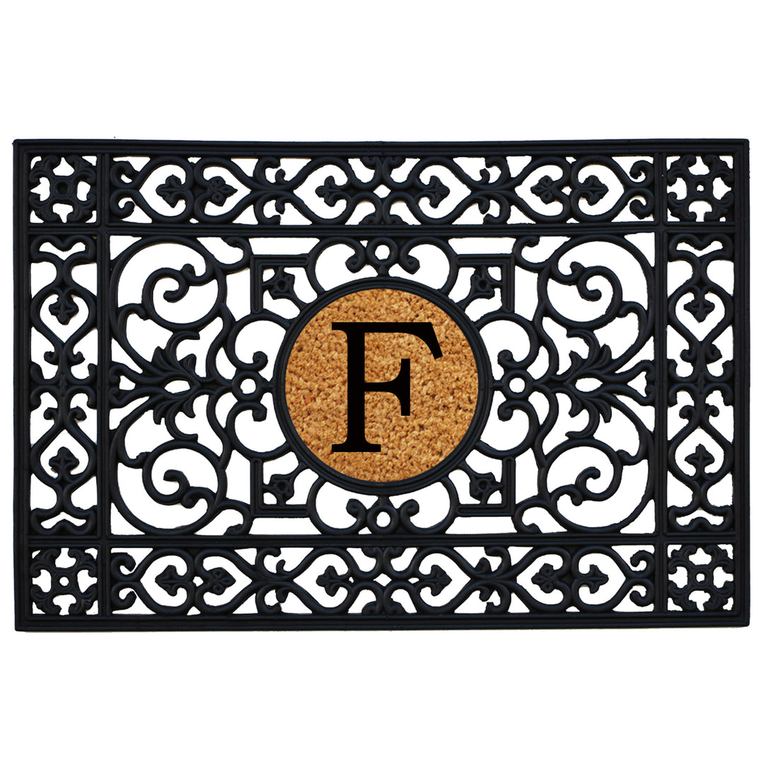 Rubber Monogram Insert Doormat