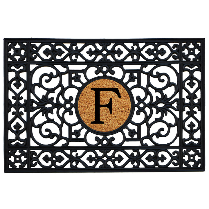 Rubber Monogram Insert Doormat