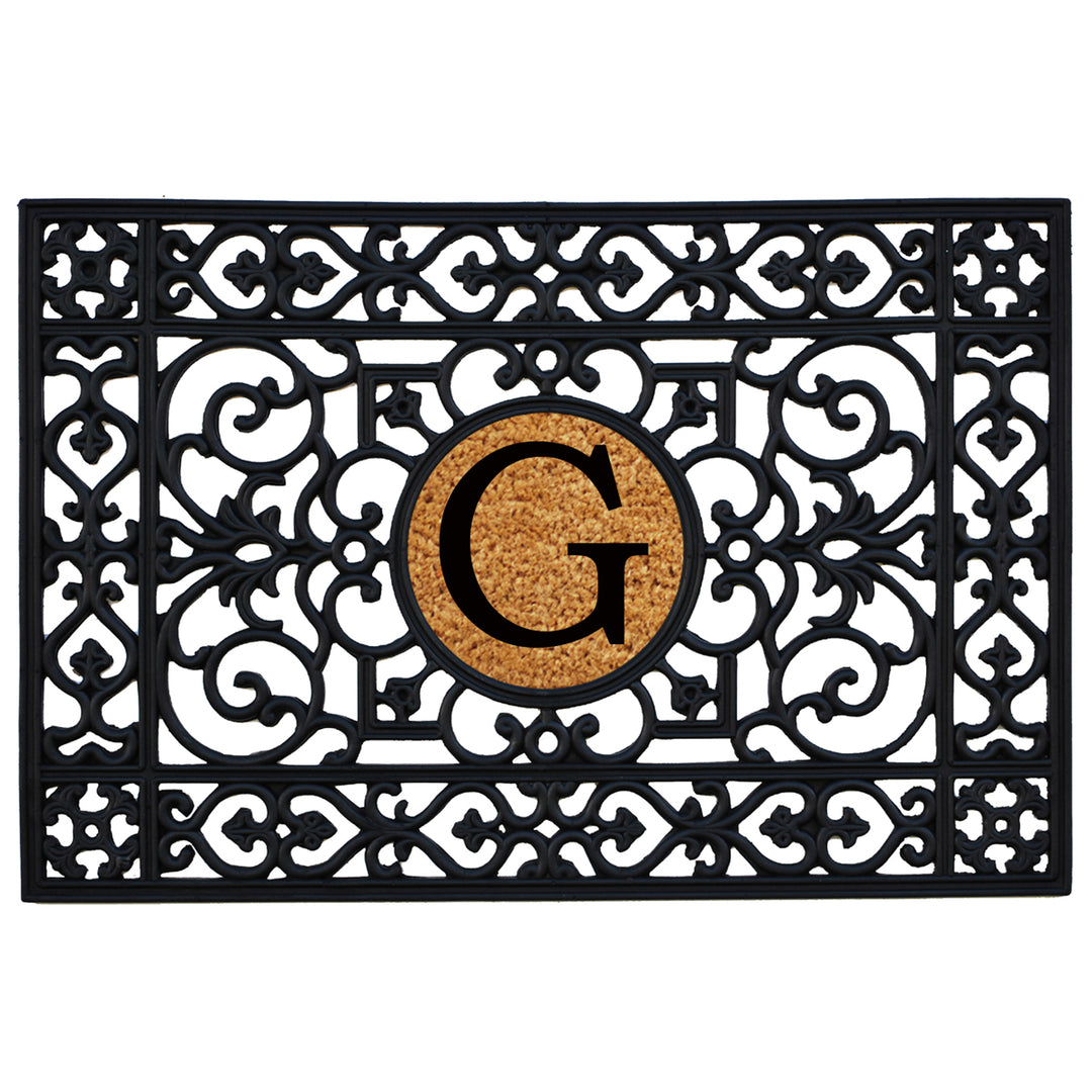 Rubber Monogram Insert Doormat