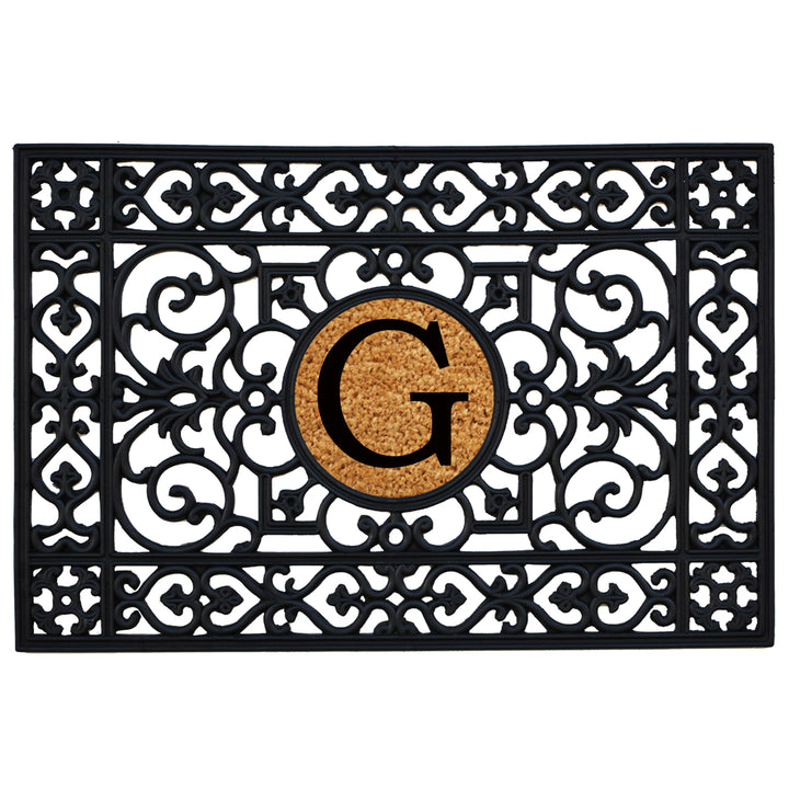 Rubber Monogram Insert Doormat