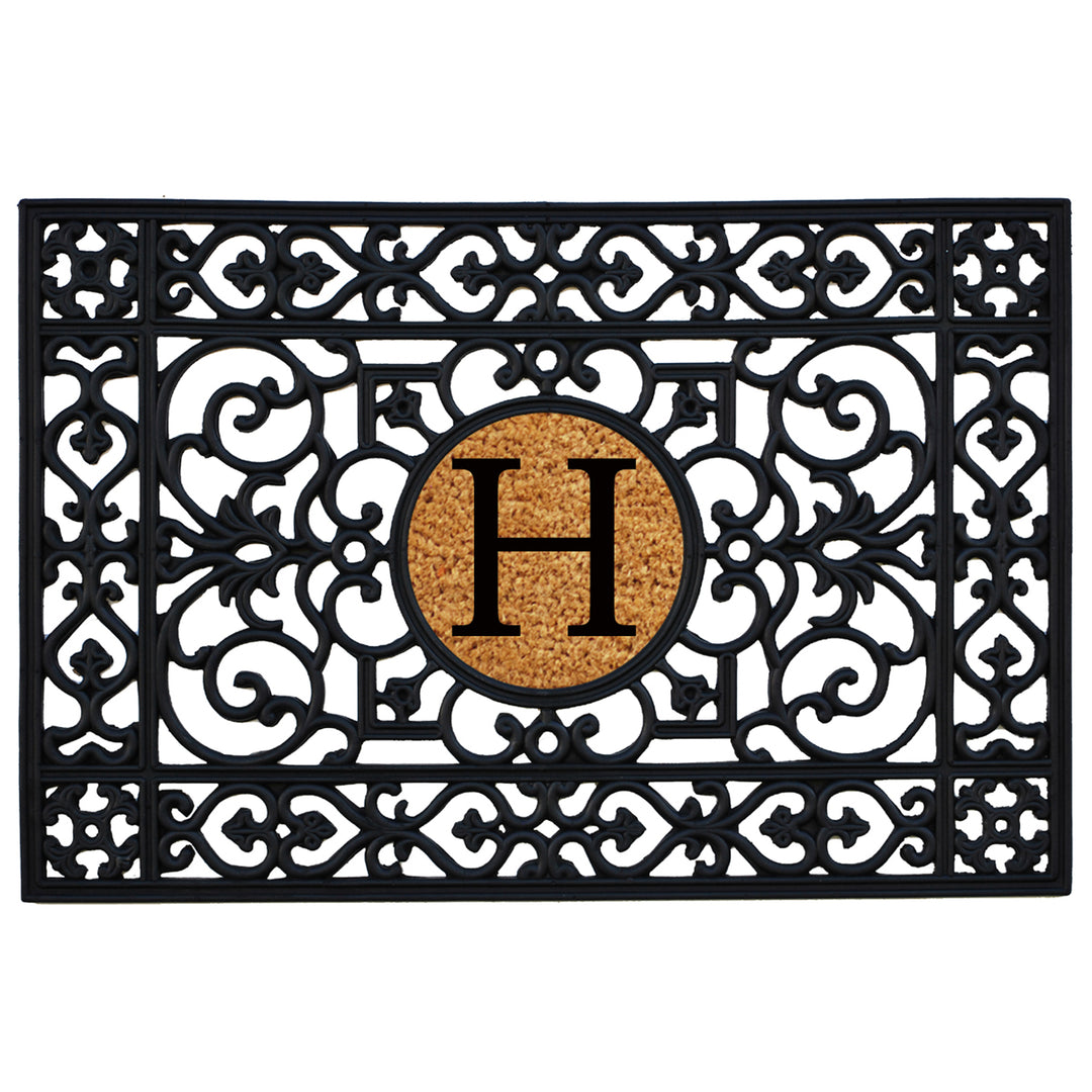 Rubber Monogram Insert Doormat