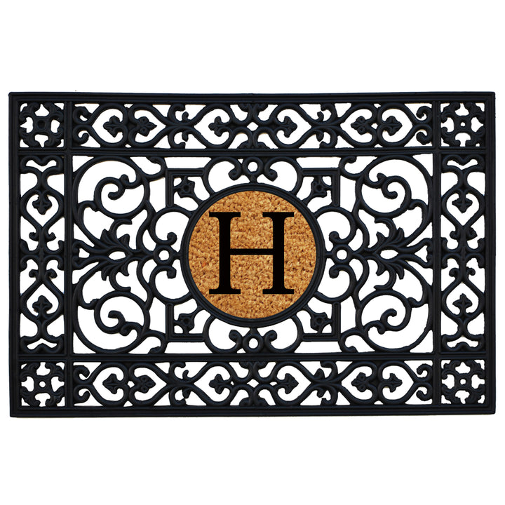 Rubber Monogram Insert Doormat