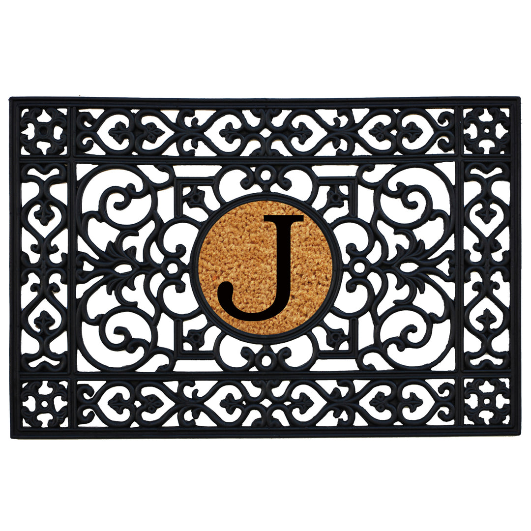 Rubber Monogram Insert Doormat