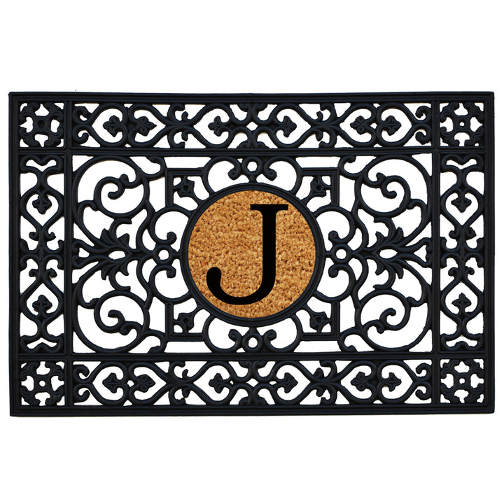 Rubber Monogram Insert Doormat