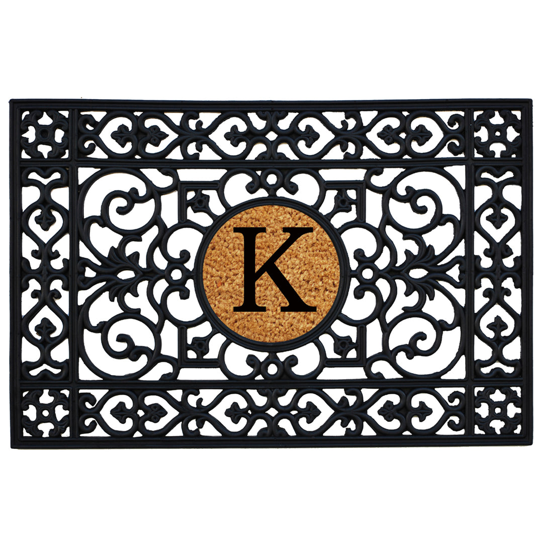 Rubber Monogram Insert Doormat