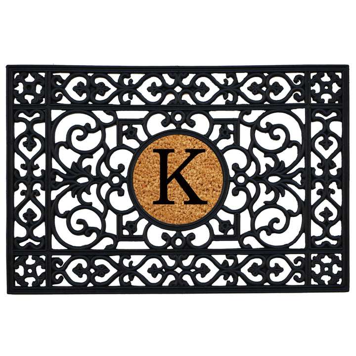 Rubber Monogram Insert Doormat