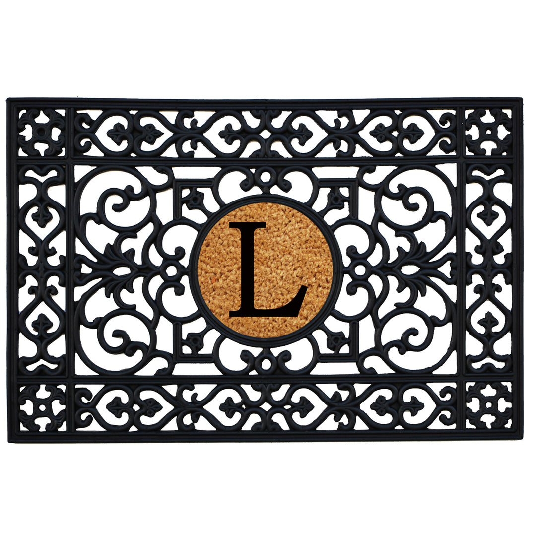 Rubber Monogram Insert Doormat