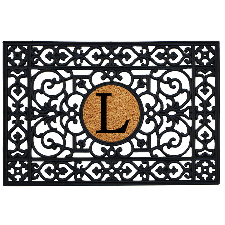 Rubber Monogram Insert Doormat