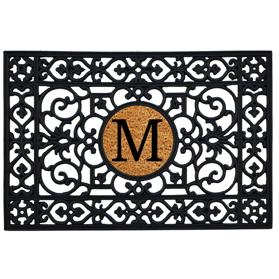 Rubber Monogram Insert Doormat