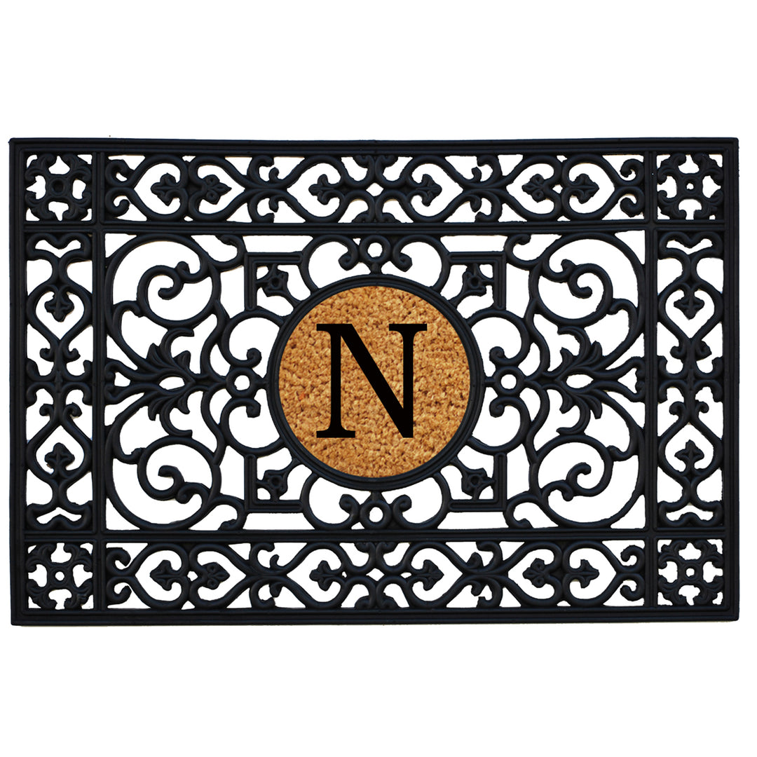 Rubber Monogram Insert Doormat