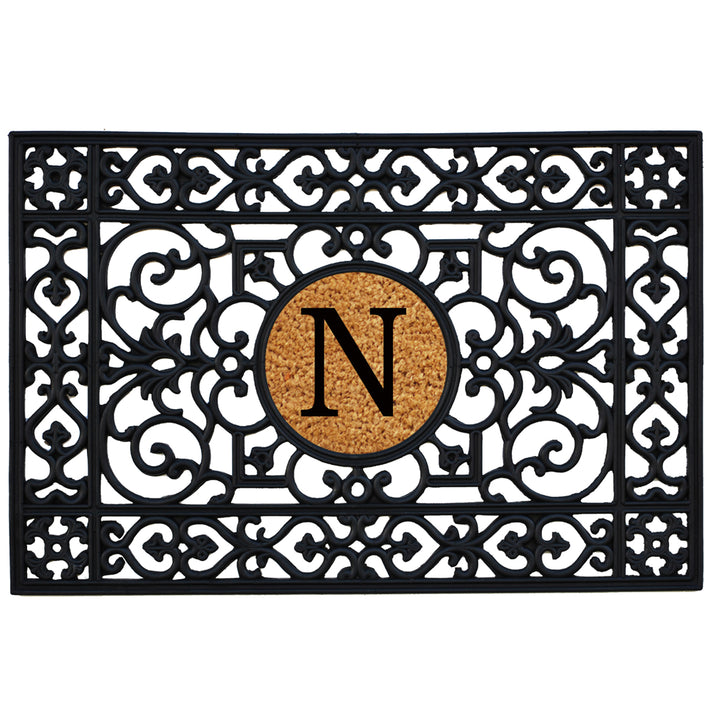 Rubber Monogram Insert Doormat