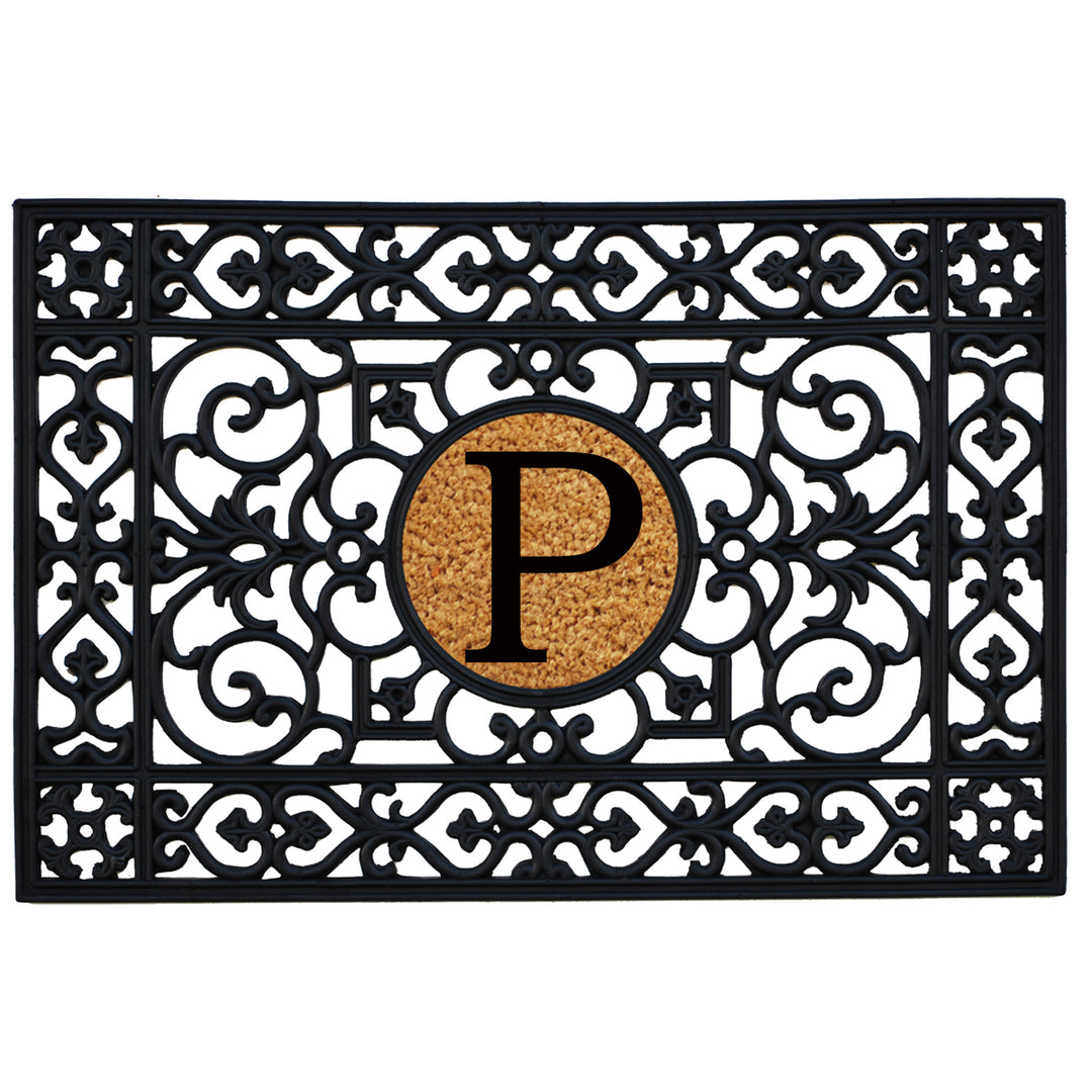 Rubber Monogram Insert Doormat