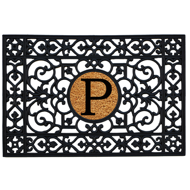 Rubber Monogram Insert Doormat