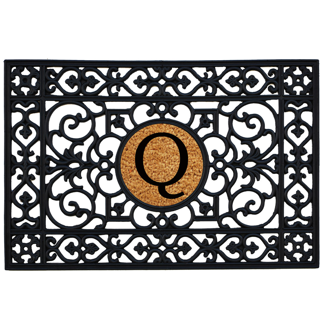 Rubber Monogram Insert Doormat