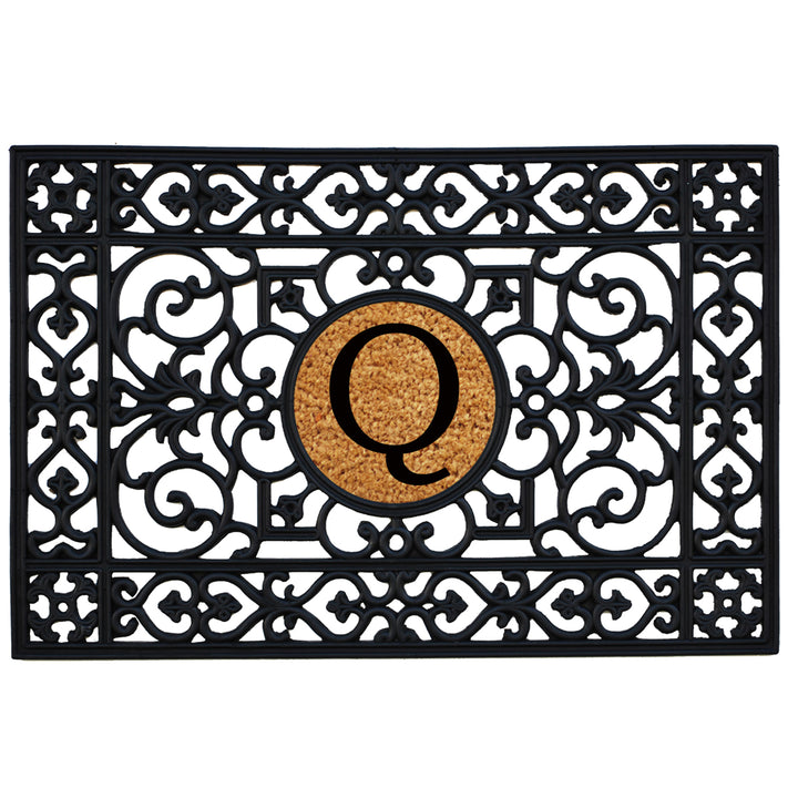 Rubber Monogram Insert Doormat