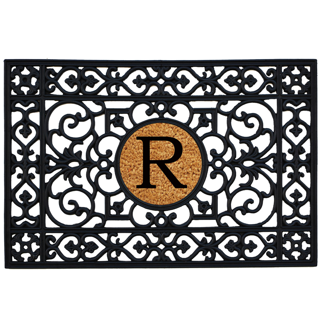 Rubber Monogram Insert Doormat