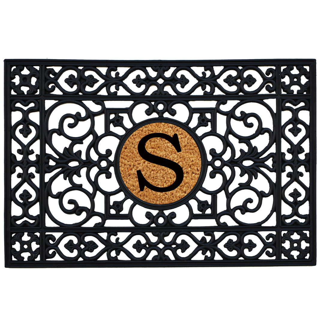 Rubber Monogram Insert Doormat