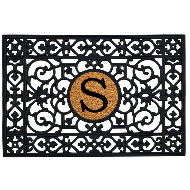 Rubber Monogram Insert Doormat