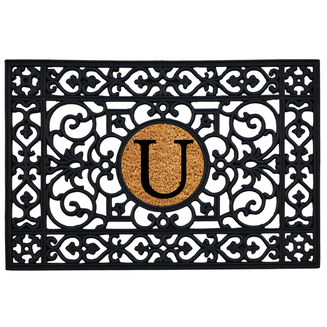 Rubber Monogram Insert Doormat