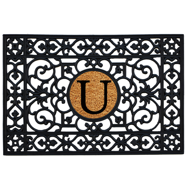 Rubber Monogram Insert Doormat