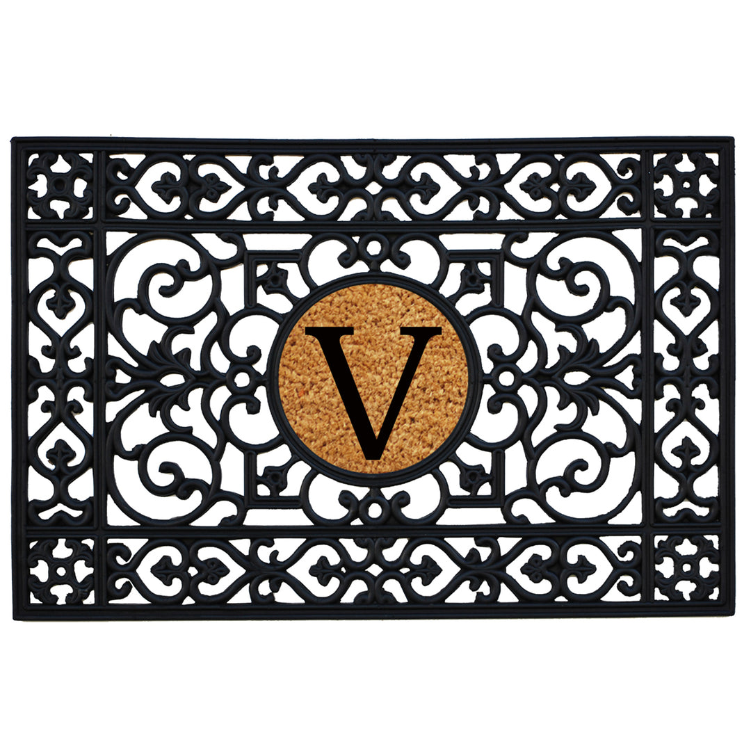 Rubber Monogram Insert Doormat