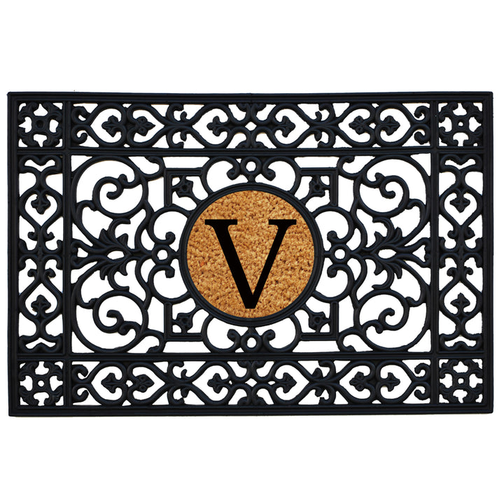 Rubber Monogram Insert Doormat