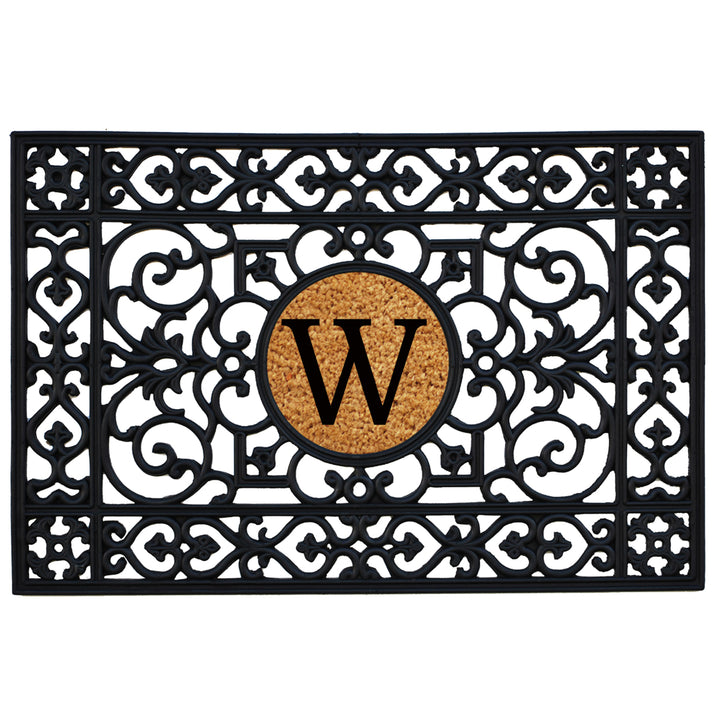 Rubber Monogram Insert Doormat