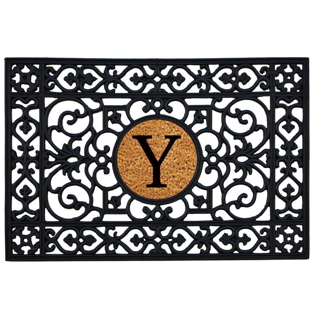 Rubber Monogram Insert Doormat