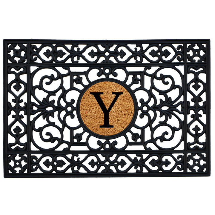 Rubber Monogram Insert Doormat