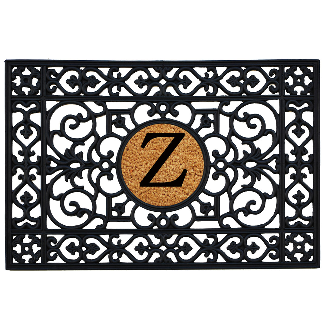 Rubber Monogram Insert Doormat