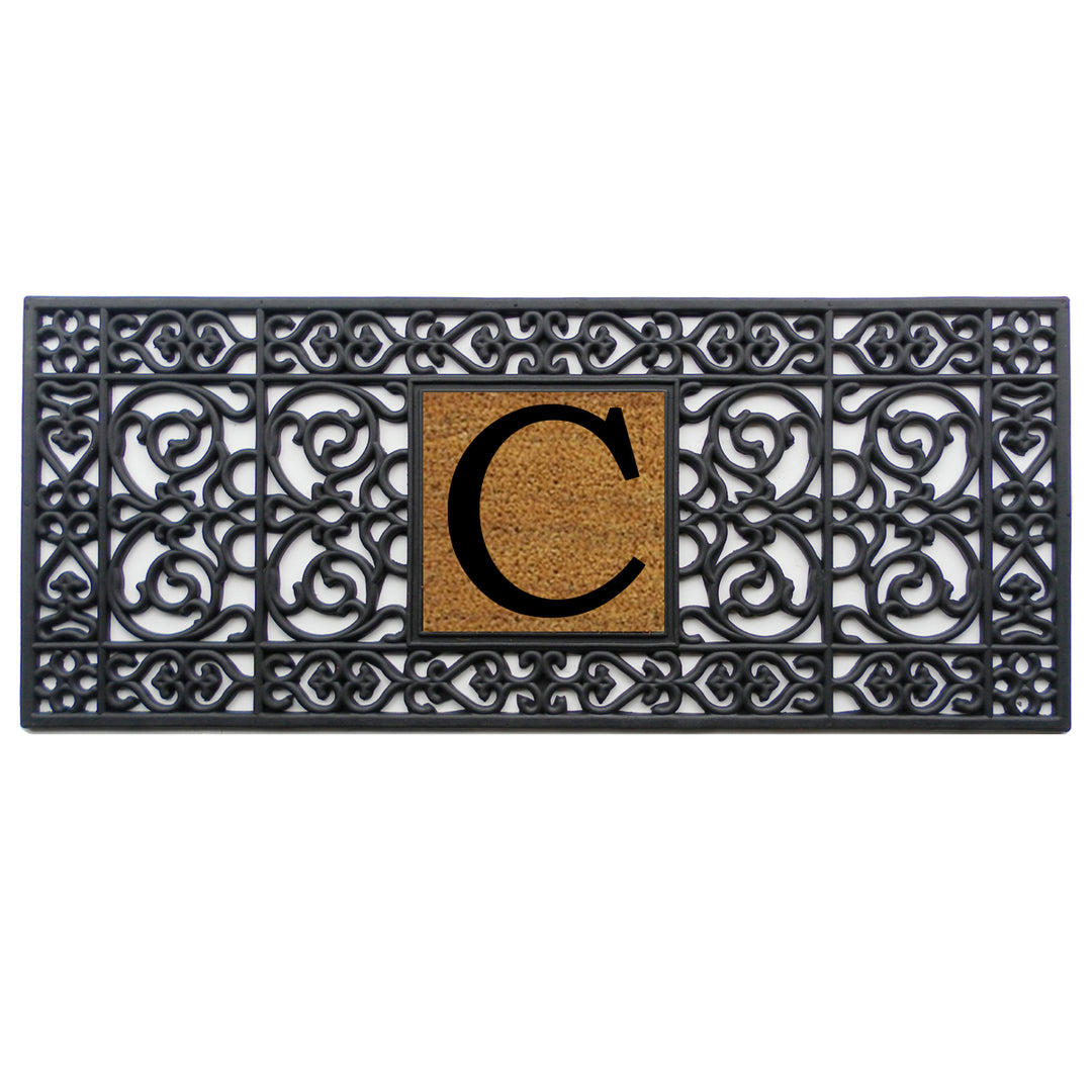 Rubber Monogram Doormat