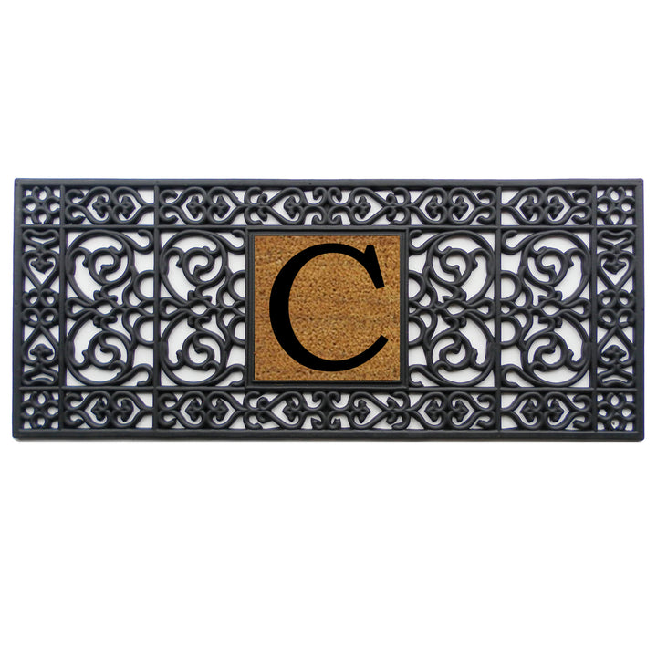 Rubber Monogram Doormat