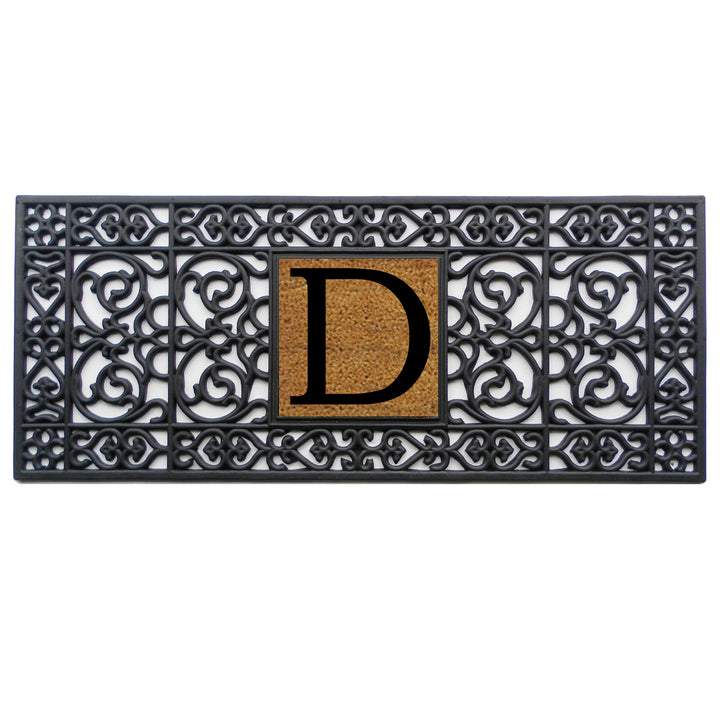 Rubber Monogram Doormat