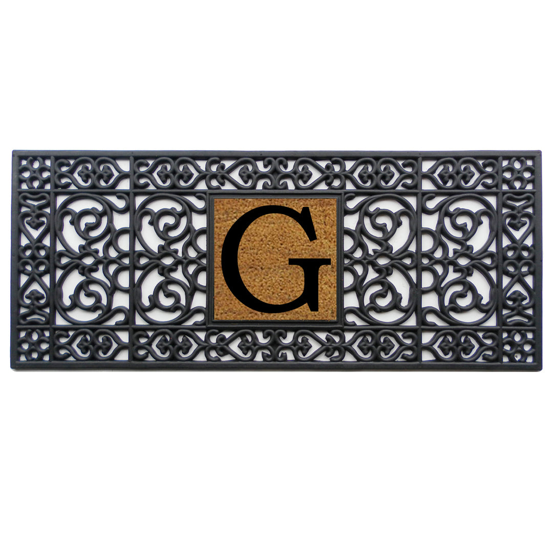 Rubber Monogram Doormat