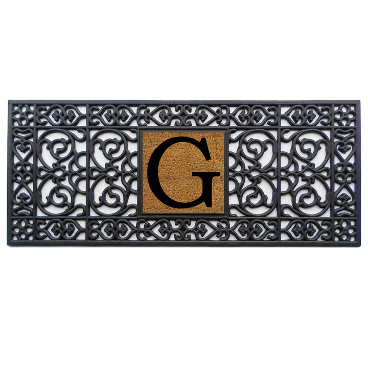 Rubber Monogram Doormat