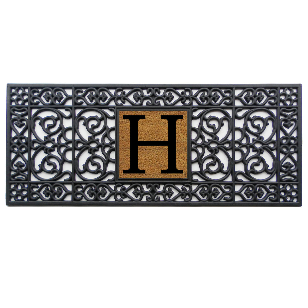 Rubber Monogram Doormat