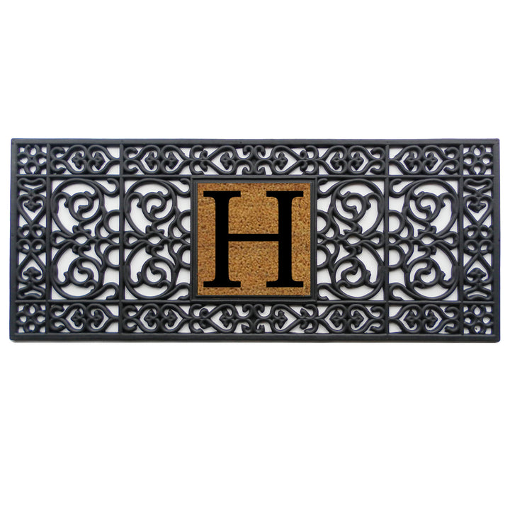 Rubber Monogram Doormat
