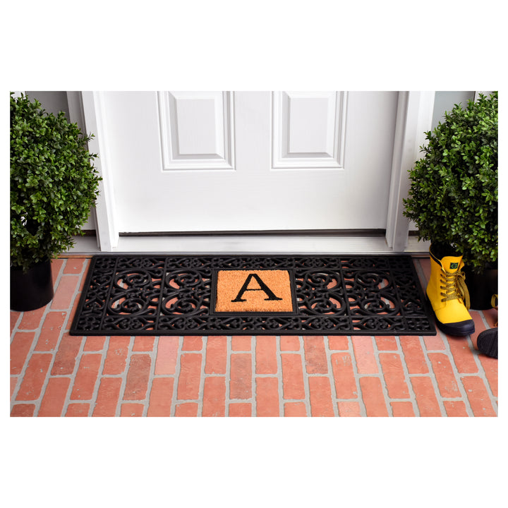 Rubber Monogram Doormat