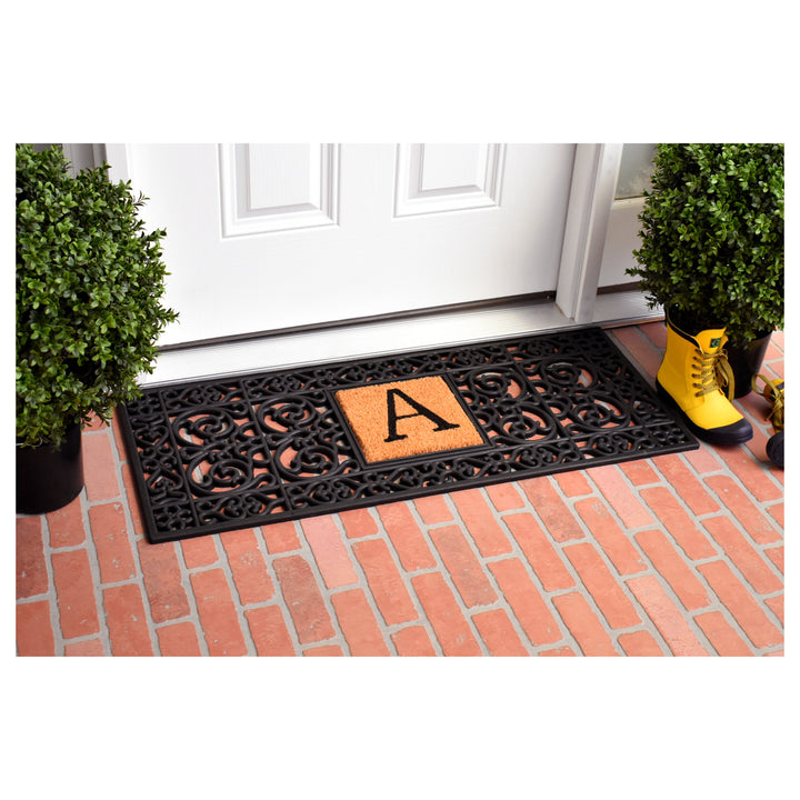 Rubber Monogram Doormat