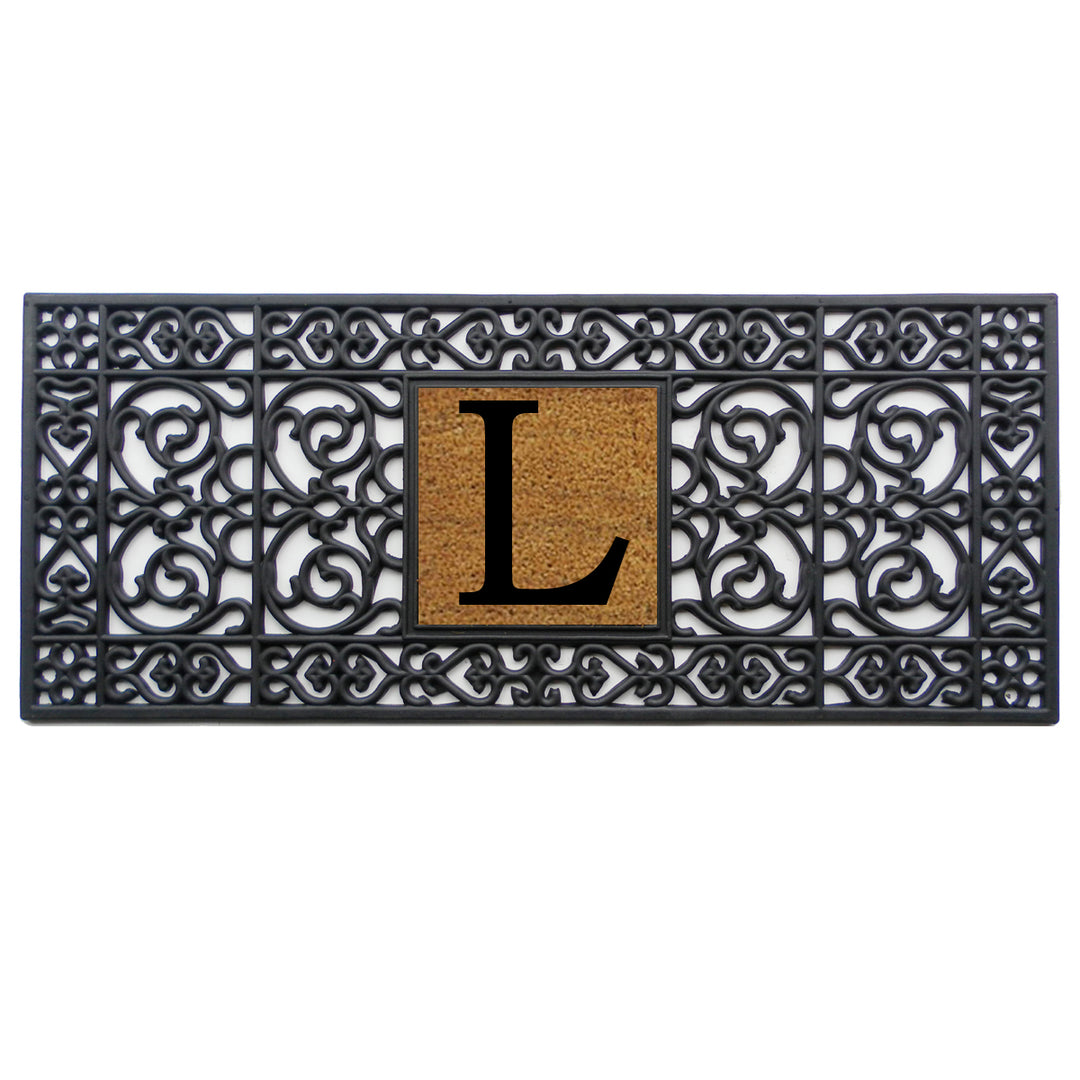 Rubber Monogram Doormat