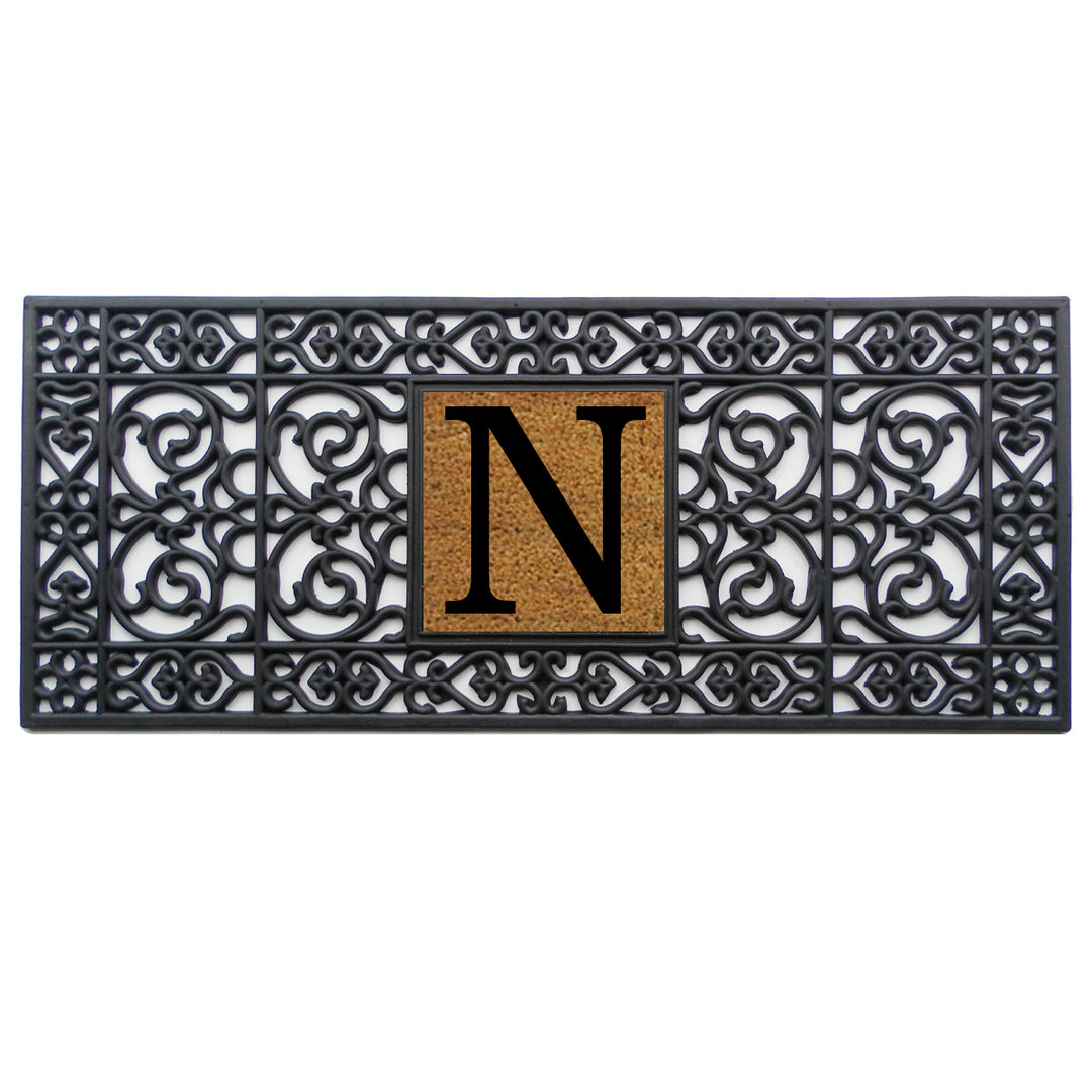 Rubber Monogram Doormat