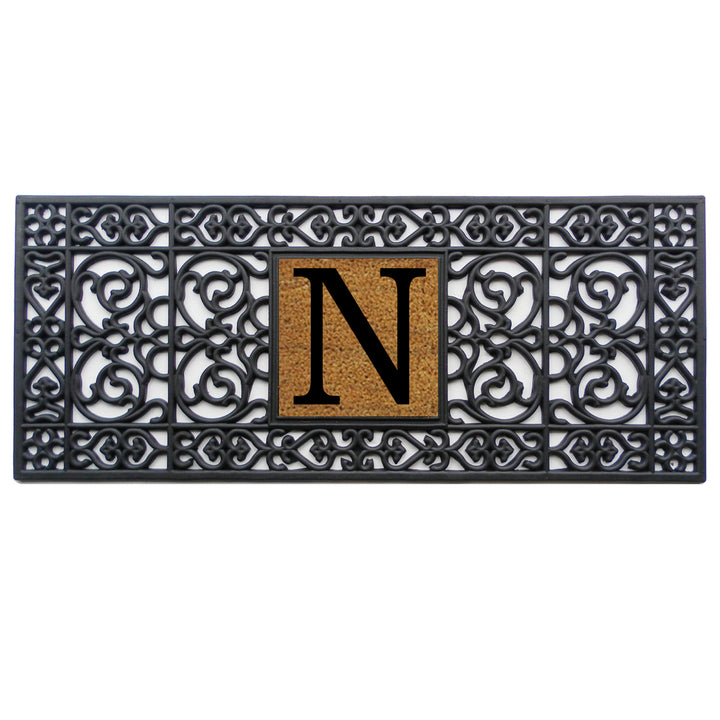 Rubber Monogram Doormat