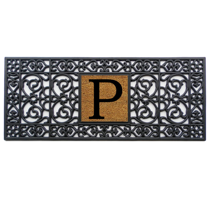 Rubber Monogram Doormat