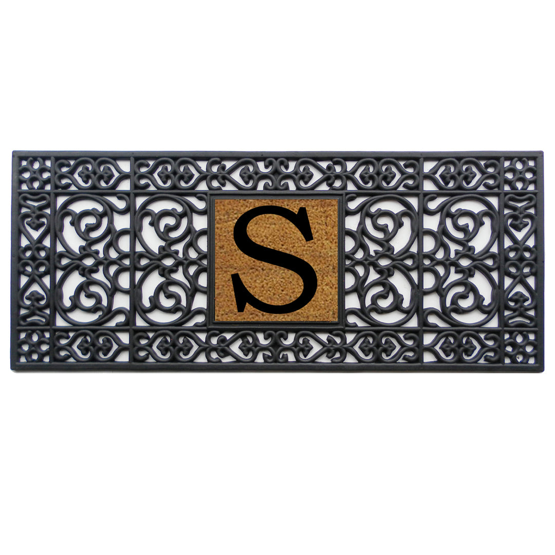 Rubber Monogram Doormat