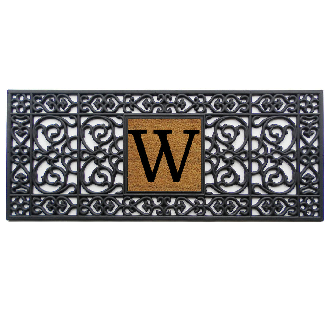 Rubber Monogram Doormat
